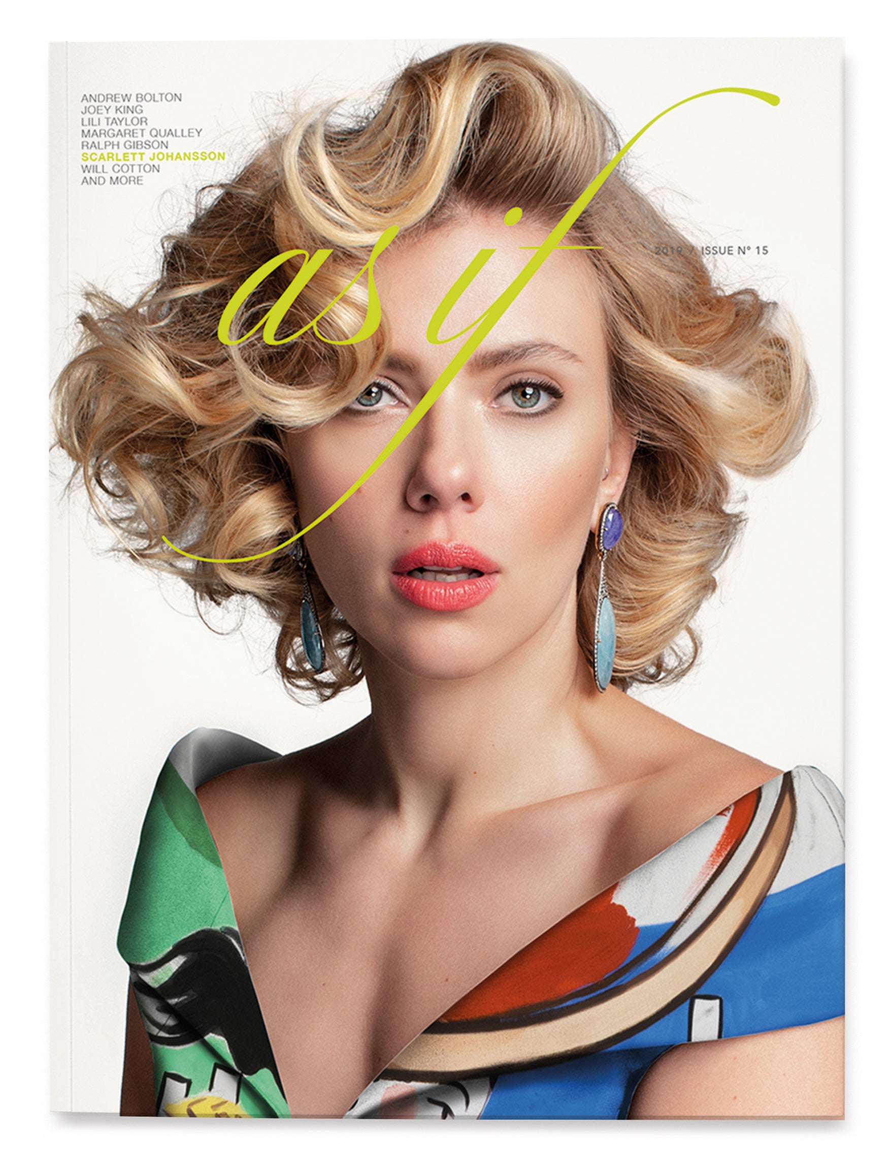 Issue nº15 / SCARLETT JOHANSSON X DAVID SALLE – AS IF MAGAZINE